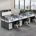 Staff desk and chair combination casual four-six-person partition screen computer desk office computer employee desk