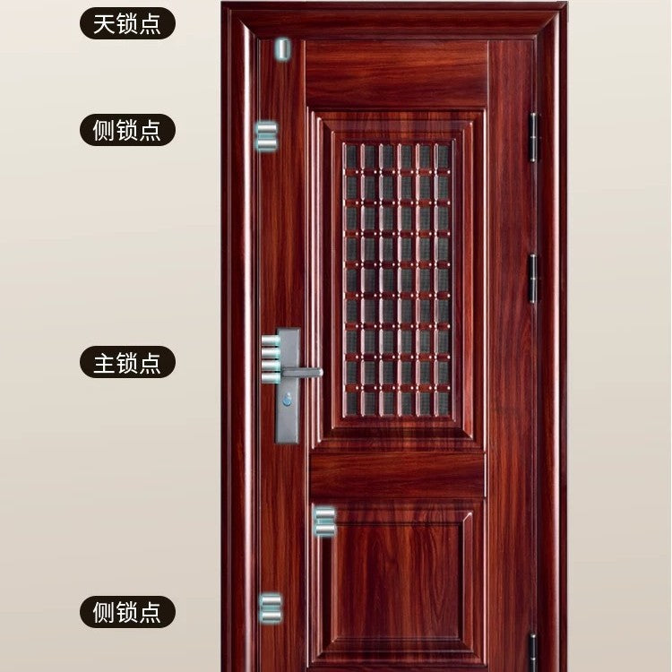 Factory direct sales wholesale security door 7cm entrance door middle door mother-in-law entrance door rental house engineering door