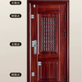 Factory direct sales wholesale security door 7cm entrance door middle door mother-in-law entrance door rental house engineering door
