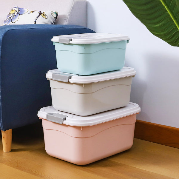 Toy snack storage box, book box, large quilt, clothes storage, organizing box, household plastic storage box.