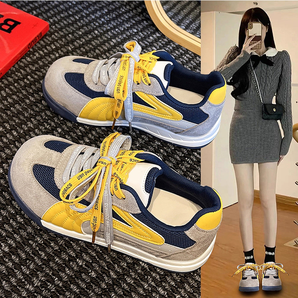 Best selling argan shoes women's 2026autumnew arrivaleasiest for matchthick sole bread super popular casual sports german training women's shoes
