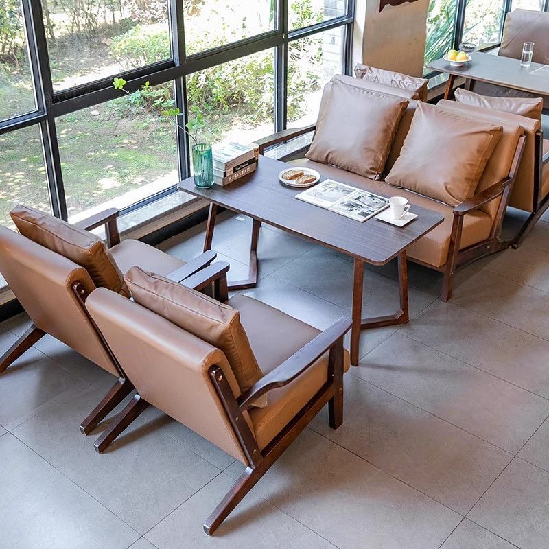 Cafe Dessert Shop Milk Tea Shop Book Bar Table and Chair Combination B & B Restaurant Card Seat Sofa Reception Negotiation Leisure Chair