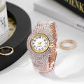 European and american trendy new women's watch, full diamond fashion ladies watch, versatile casual women's quartz watch, direct from the manufacturer