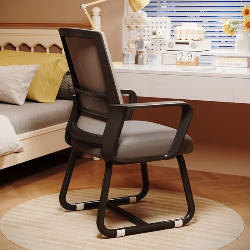 Home study desk and chair set - comfortable for extended use, office chair, college dorm backrest chair, bedroom computer chair