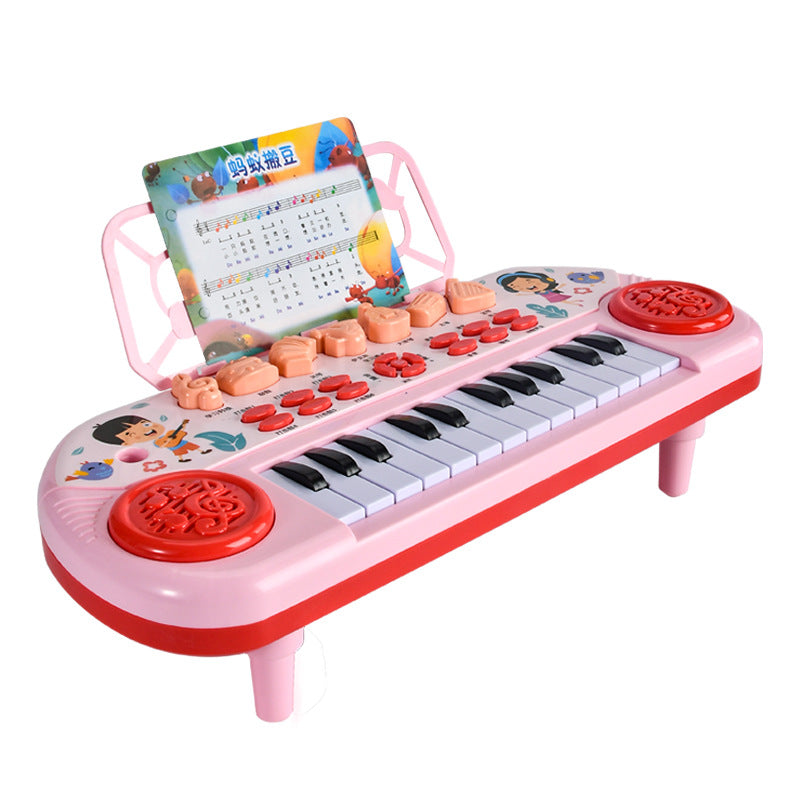 Children's multifunctional electronic keyboard toy - beginner-friendly cartoon piano for ages 0-6 - perfect birthday gift for boys and girls