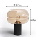 Modern minimalist glass table lamp - bedroom bedside lamp - designer high-end nordic style - living room, study, decorative home & hotel lighting