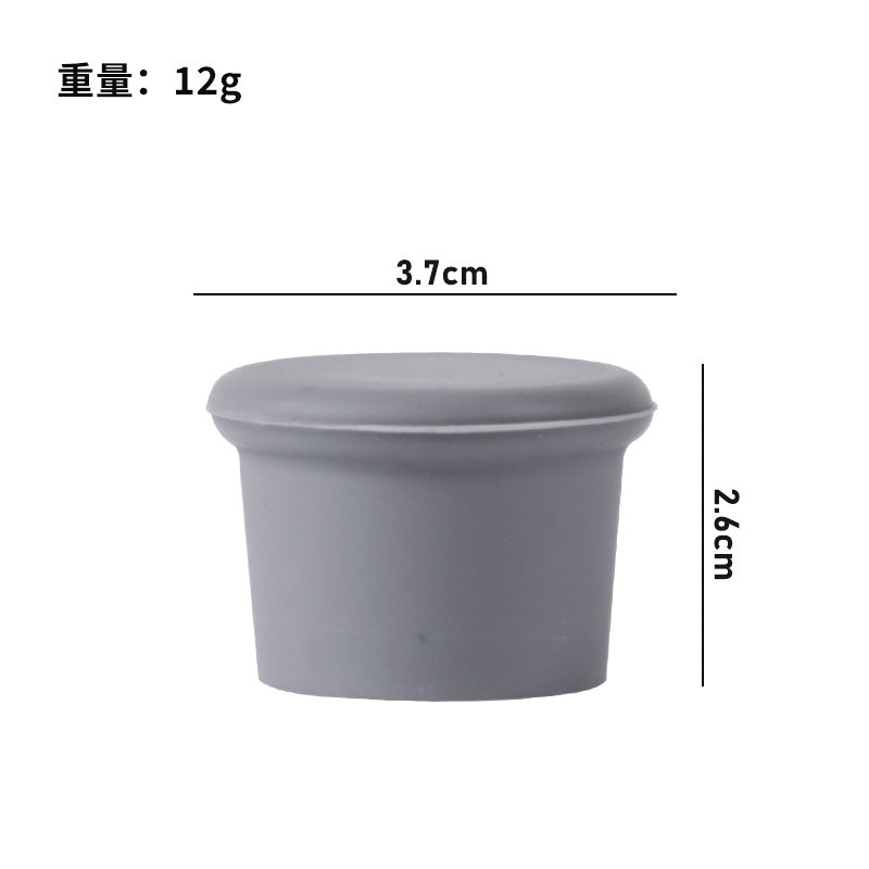 Food-grade silicone bottle cap, cup lid, universal wine stopper, airtight seal, wine preservation cap, eco-friendly wine bottle cap