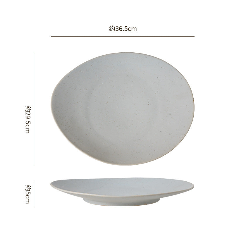 Vintage irregular high-end bowls, plates, and dishes - restaurant, hotel, and home tableware - unique dinnerware for serving dishes, desserts, rice bowls, and plating