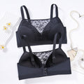 wholesale of plus-size european and american lace-trimmed comfortable women's plus-size lingerie, sexy push-up breathable bras for larger busts