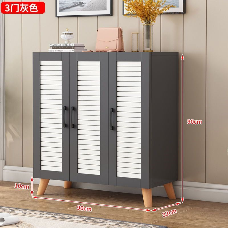 Shoe cabinet breathable multi-layer french shoe cabinet popularcasual storage shoe rack shoe cabinet large capacity living room multi-layer