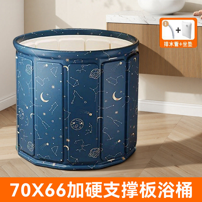 Bath bucket kids foldable baby bath bucket for home adult thickened bath tub bath tub winter full body bath bucket