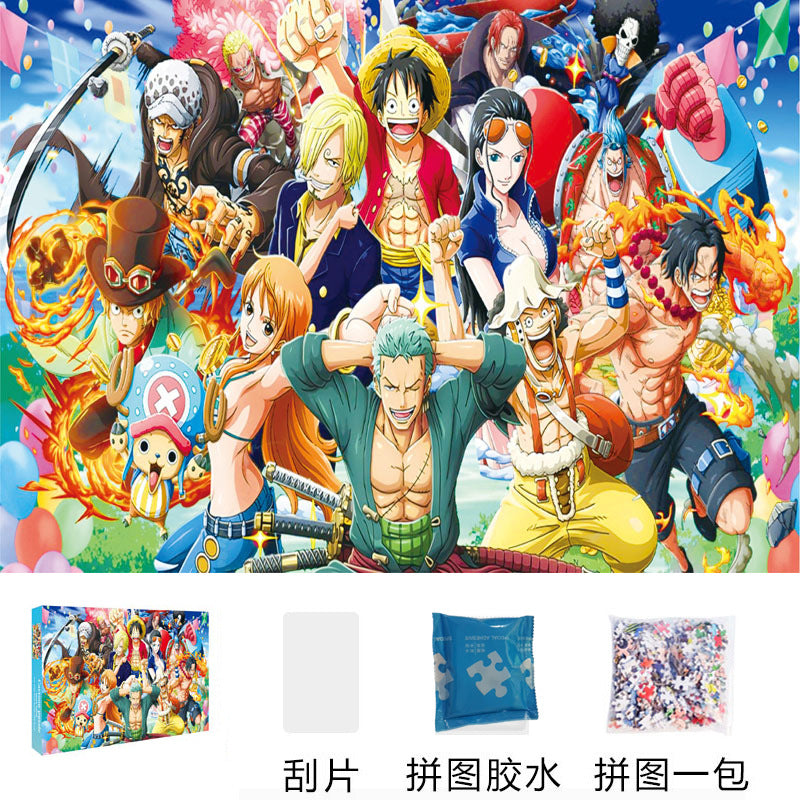 Puzzle adult version 1000 pieces decompression healing system Chinese style flat assembly toy girl puzzle birthday gift