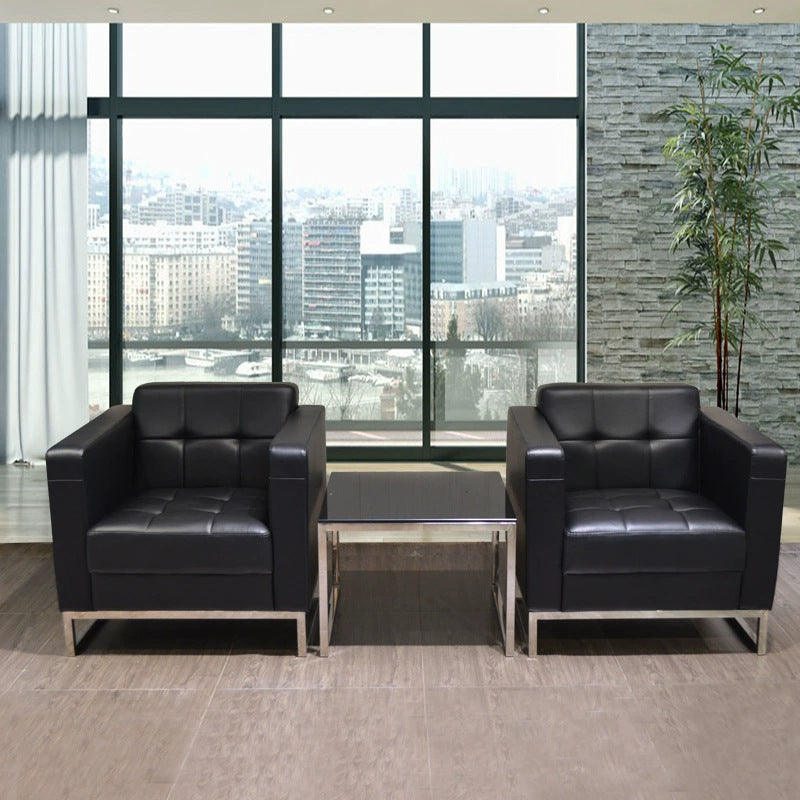 4s store modern casual office sofa business exhibition hall rest area reception area negotiation single combination leather leather