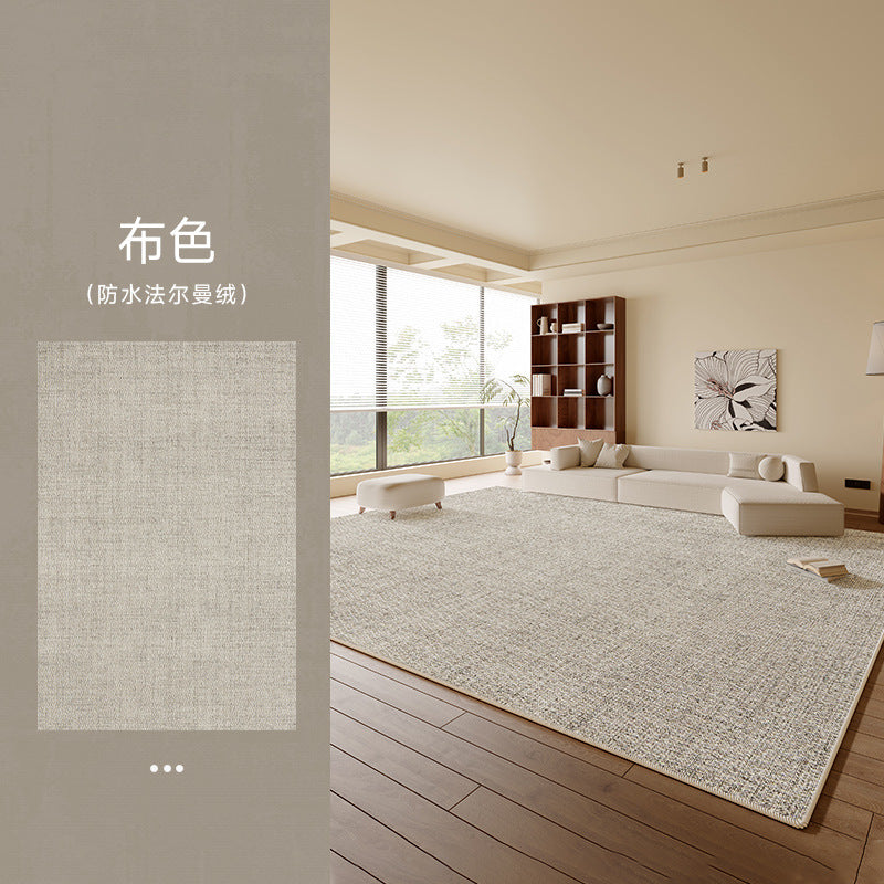 Distribute living room carpets  new style no-wash and wipeable sofa cream style waterproof bedroom bedside high-end floor mat