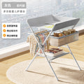 Baby changing table - newborn diaper changing, bathing, massage, and bed - foldable multifunctional baby bed