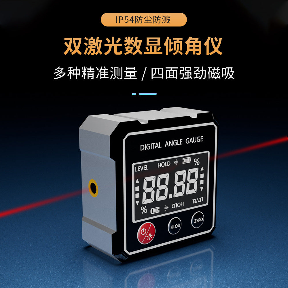 Manufacturer wholesale digital display inclination box digital display inclination meter inclination box with backlight angle meter slope meter level meter