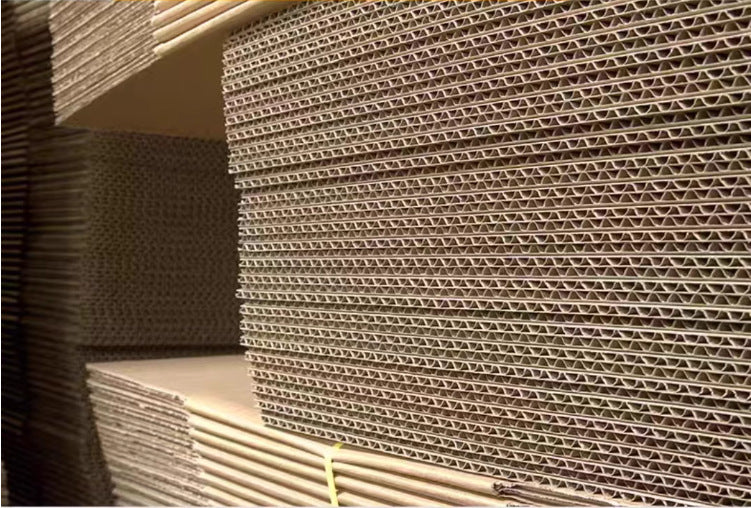 Corrugated cardboard card hard thick cardboard DIY handmade children's baffle white cardboard model board cardboard shell