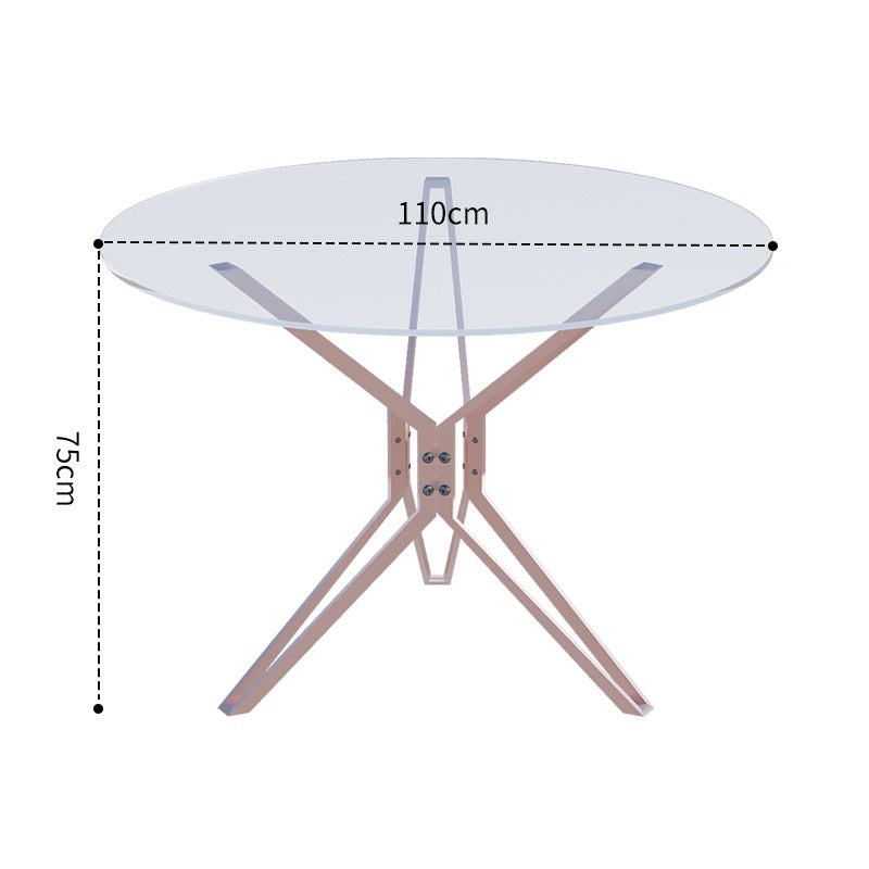Source factory reception negotiation table personalized office 4s store sales negotiation table reception tempered glass dining table