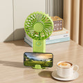 new product handheld fan mini desktop fan usb rechargeable high wind power student small fan wholesale logo