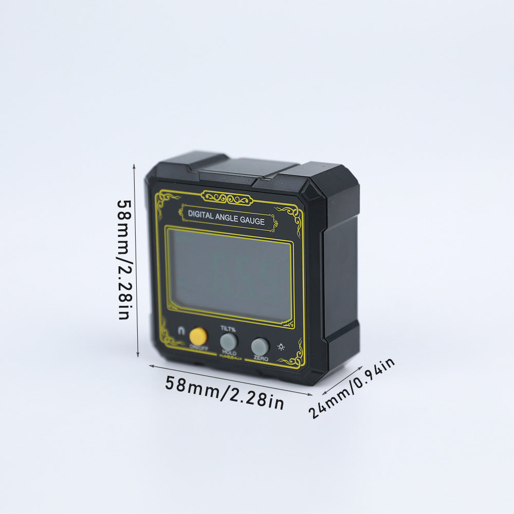 HUOTO New Guofeng Digital Display Inclination Box Digital Display Inclination Meter Inclination Box, Angle Meter Slope Meter Level Meter