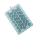 33-cavity silicone ice cube tray with lid - honeycomb design for homemade ice cubes, diy jelly molds, and silicone ice makers