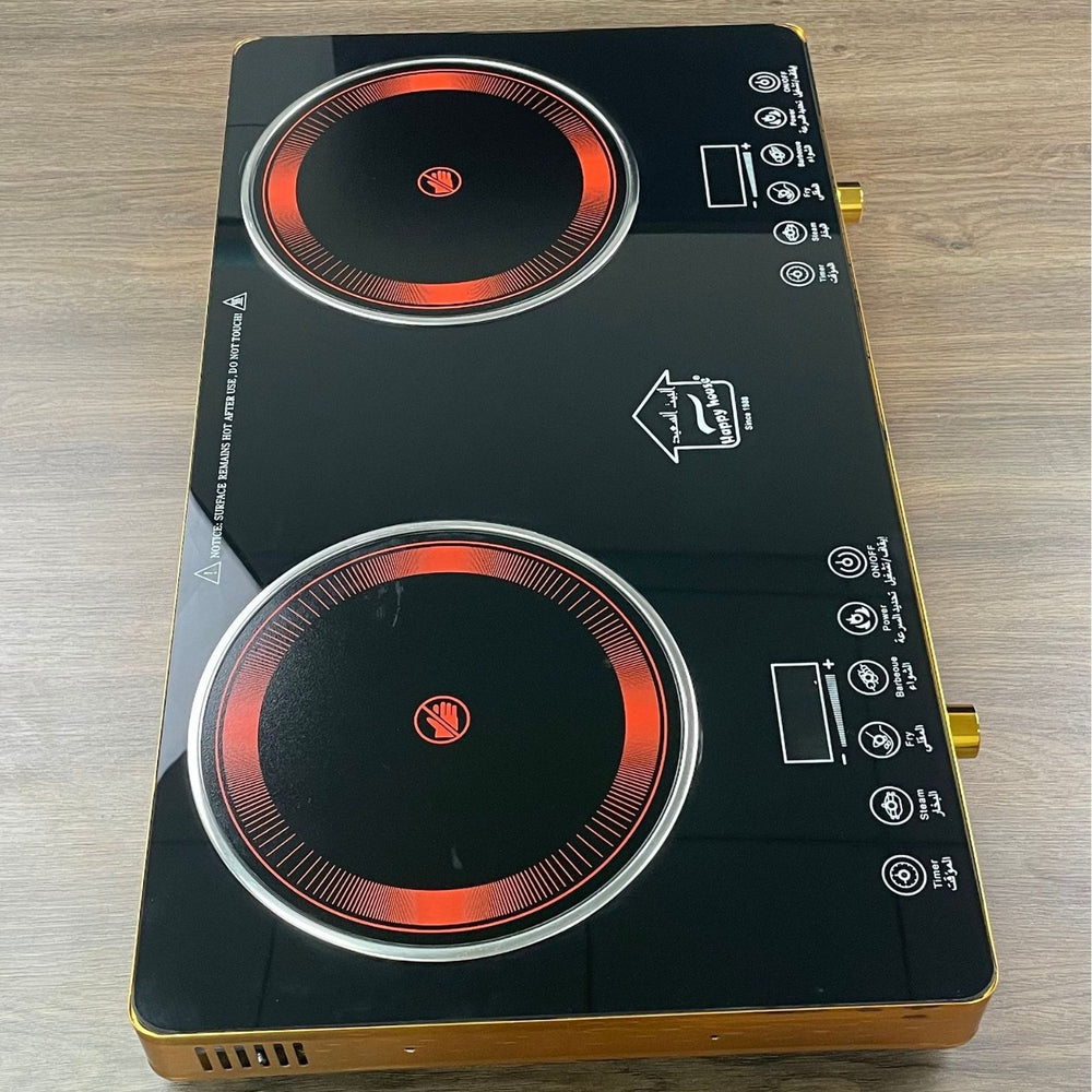 us standard smart high-power double-head electric ceramic stove with timed heating and double stove multi-function induction cooker for export