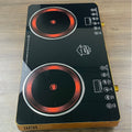 us standard smart high-power double-head electric ceramic stove with timed heating and double stove multi-function induction cooker for export