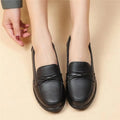 Spring women's shoes in stocklow anklepure color round toe loafers live broadcast on behalf of ladieswear shoes waterproof doudou shoes soft leather shoes