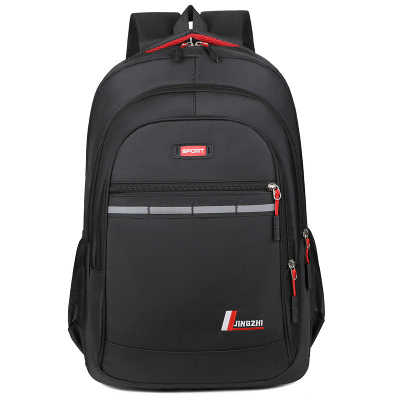 Cross-border  Men's Backpack Premium Sense Large Capacity Travel Backpack Multi-layer Simple Business Casual Backpack