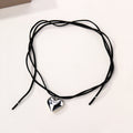 Personalized love rope chain wholesale european and american cross-border foreign trade new jewelry women's versatile pendant simple niche alloy necklace