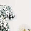 wholesale women's short-sleeved dresses, fashionable women's dresses for spring, summer, and autumn, new cross-border printed designs