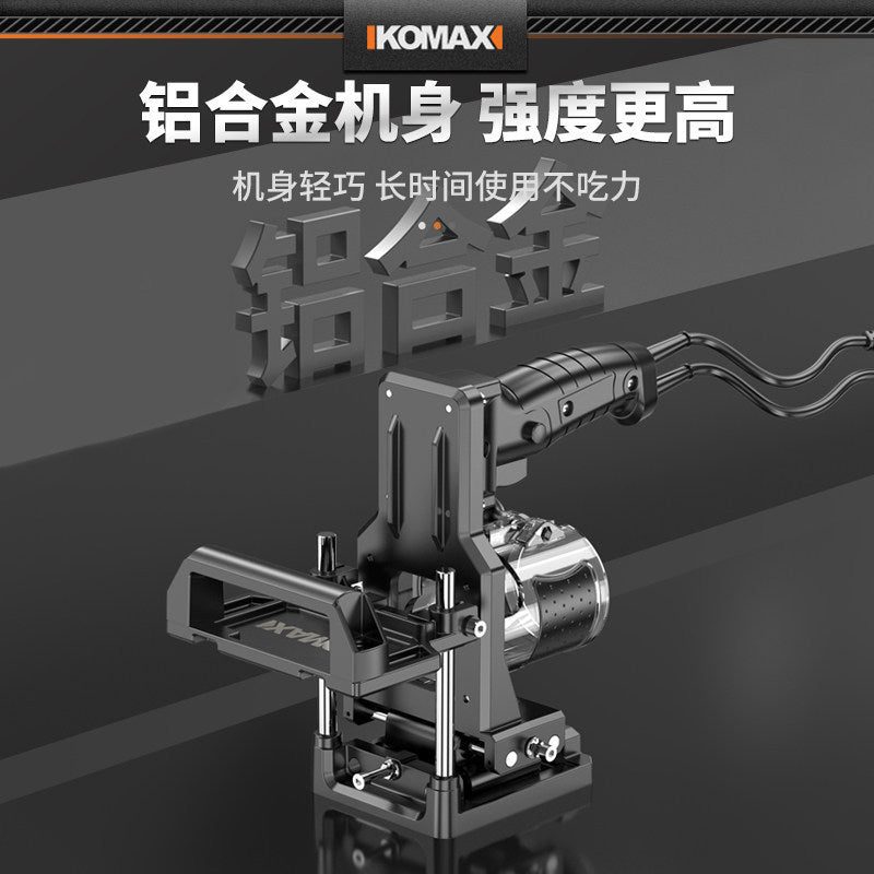 New tool slotting machine woodworking universal artifact hole opener industrial multifunctional trimming machine two-in-one connector