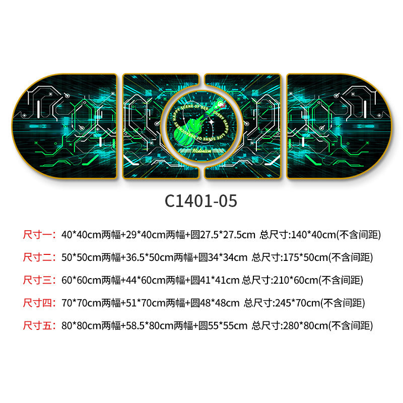 KTV box background wall creative painting bar clear bar atmosphere layout decorative painting nightclub image wall mural