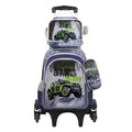 Gray car without pull rod (trolley)