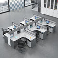 Shengli office desk and chair combination screen workstation partition card slot computer desk financial staff desk