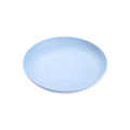 hot-selling wheat straw plate, canteen household fruit round plate, western food plate, kids plastic dinner plate, bone spitting plate