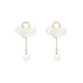 Super fairy petal tassel pearl earrings for women classystylish earrings holiday style accessible luxuryeleganteasiest for match earrings