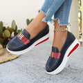 spring new arrivalplus sizethick sole women's shoes casualflats women's metal buckle slip-on   dropshipping