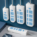 610 series 28-outlet power strip for dorms, 606 panel socket converter plug, corded power strip with long cord