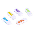 Four-in-one colorful jade high-speed usb2.0 multi-function sd tf m2 ms memory card reader