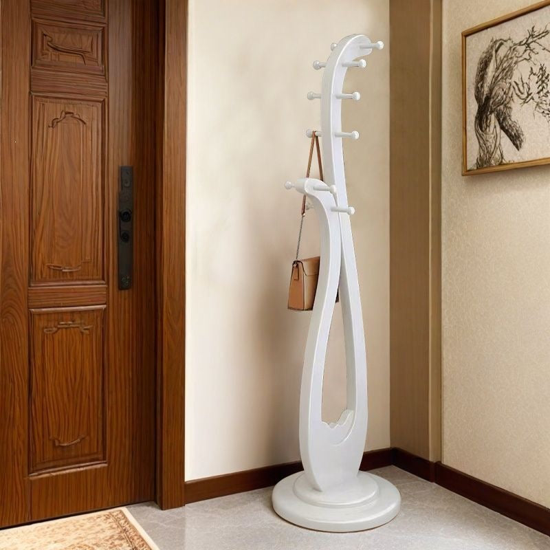 Clothes rack, coat rack, floor-standing clothes rack, for home bedroom, all solid wood, high-end solid wood clothes rack, floor-standing