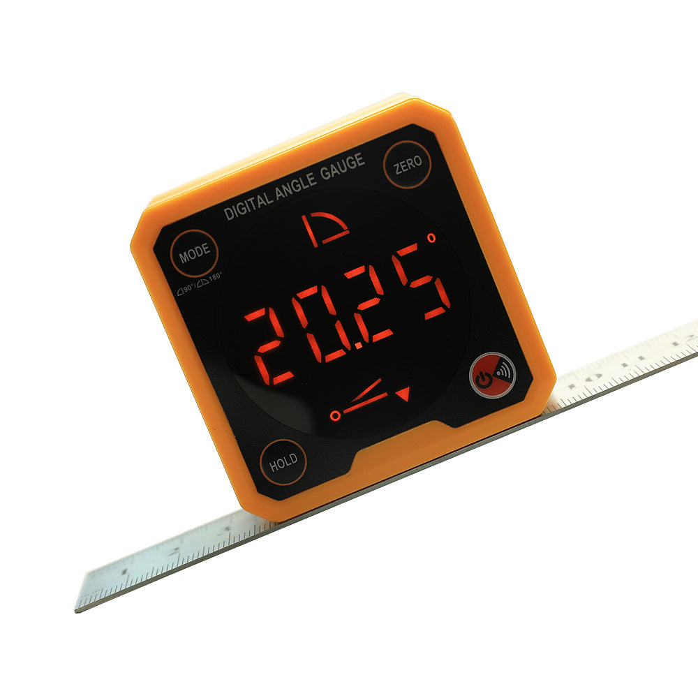 HUOTO Electronic Digital Display Inclination Box Inclination Meter Level Meter Angle Ruler Digital Display Angle Meter Strong Magnetic
