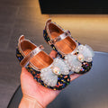 Princess shoes  new girls' soft sole leather shoes children's shoes baby runway performance small single shoes korean style