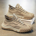 Men's shoes 2025 winter new breathable mesh lightweight casual sneakers men's sports anti-slip work safety shoes
