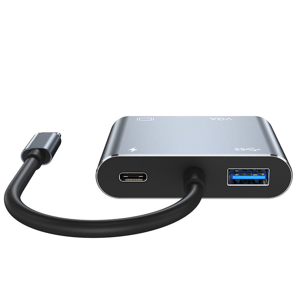 hot-selling docking station manufacturer in stock 10 pieces starting from free shipping laptop converter four-in-one docking station