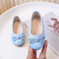 Girls' leather shoes - new autumn  collection: princess-style, trendy soft-soled leather shoes for girls, black performance shoes for little girls