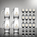 With handle (4 pots, 12 cups with wuliangye logo) 100 pots + wuliangye cup