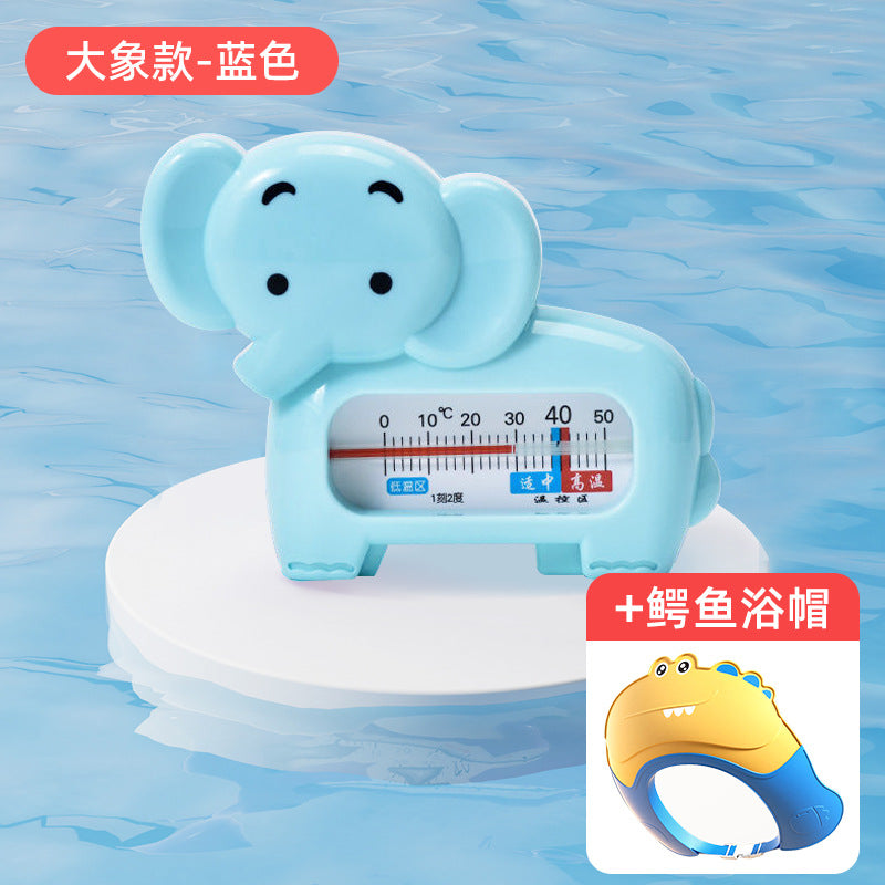 Baby bath thermometer, infant bath temperature meter, toddler water thermometer, fish-shaped water temperature card, water temperature tester
