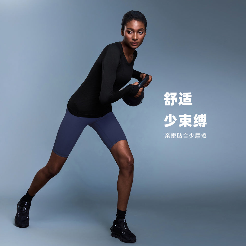 D19083: diqian apparel new seamless yoga top - women's long sleeve activewear for running, comfort, breathability, and fitness