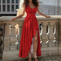 summer new women's clothing: cross-border export fashion, european and american style, asymmetrical one-shoulder high-waisted dress
